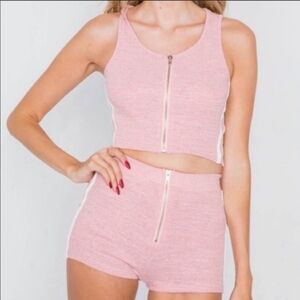 Color Bl9ck Athletic Crop Top & Mini Shorts 💕